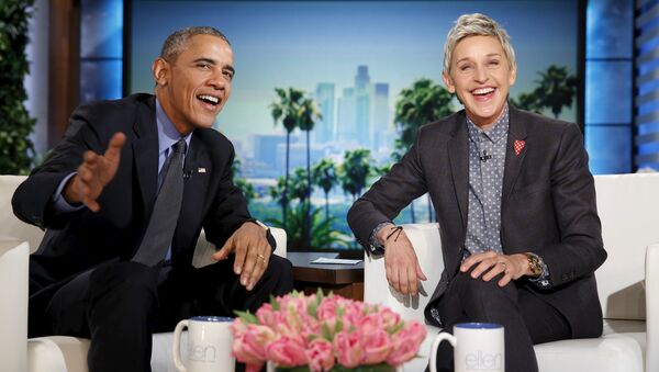 ABD Başkanı Barack Obama- Ellen DeGeneres - Sputnik Türkiye