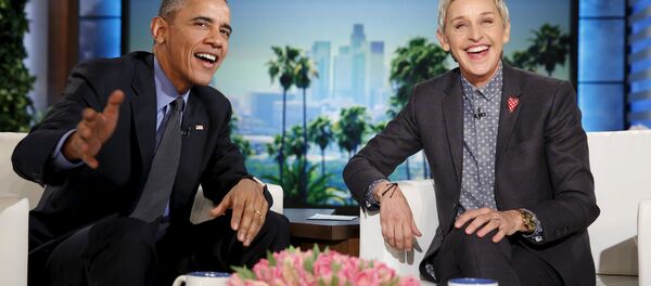ABD Başkanı Barack Obama- Ellen DeGeneres ABD Başkanı Barack Obama- Ellen DeGeneres - Sputnik Türkiye