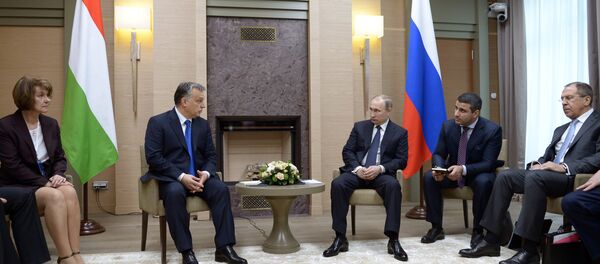 Vladimir Putin - Viktor Orban - Sputnik Türkiye