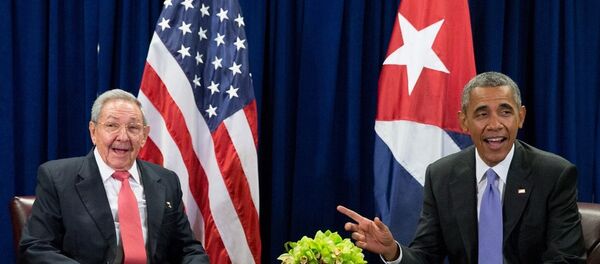 Raul Castro- Barack Obama - Sputnik Türkiye