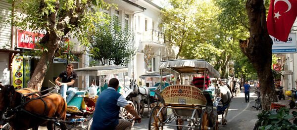 Büyükada'daki faytonlar - Sputnik Türkiye