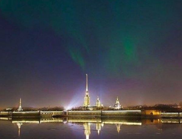 St. Petersburg'da Kuzey Işıkları - Sputnik Türkiye