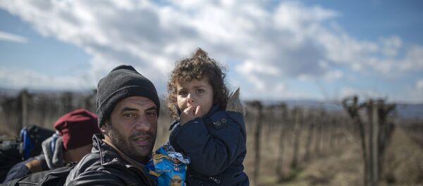 Sığınmacı - sınır Sığınmacı - sınır - Sputnik Türkiye