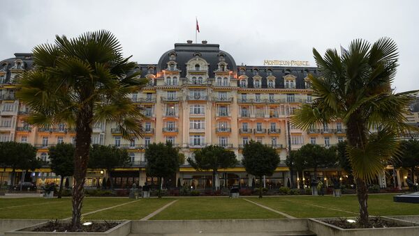 Cenevre || görüşmelerinin yapıldığı Montreux Palace - Sputnik Türkiye