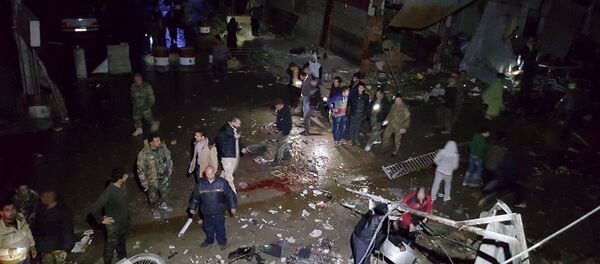 Şam'daki saldırılarda çok sayıda kişi hayatını kaybetti - Sputnik Türkiye