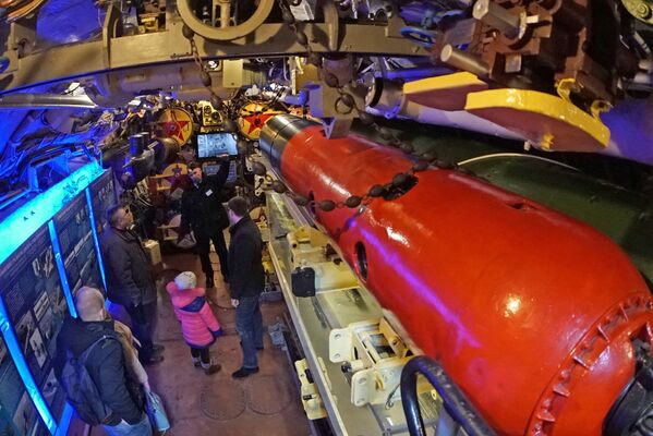 Dünya Okyanus Müzesi'nde B-413 denizaltısı - Sputnik Türkiye