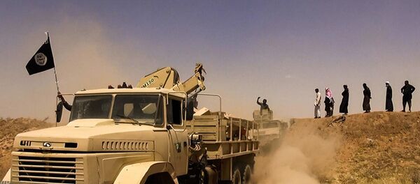 Haseke'deki IŞİD militanları - Sputnik Türkiye