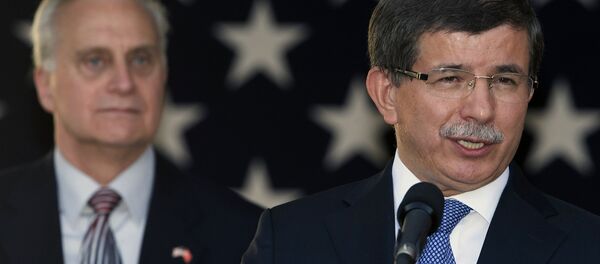 Francis Ricciardone - Ahmet Davutoğlu - Sputnik Türkiye