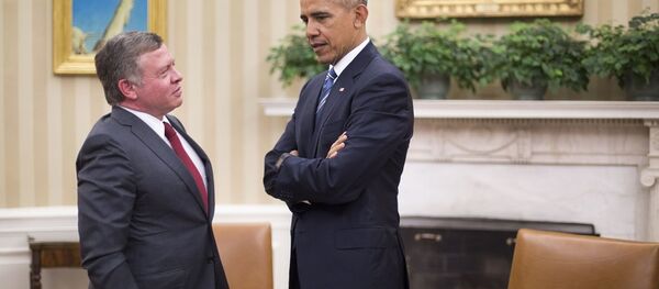 Barack Obama - Ürdün Kralı Abdullah Barack Obama - Ürdün Kralı Abdullah - Sputnik Türkiye