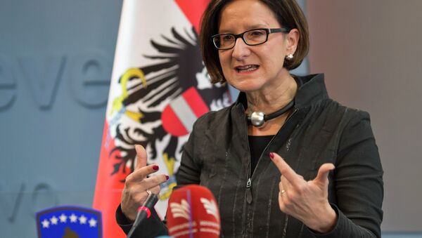 Austrian Interior minister Johanna Mikl-Leitner - Sputnik Türkiye