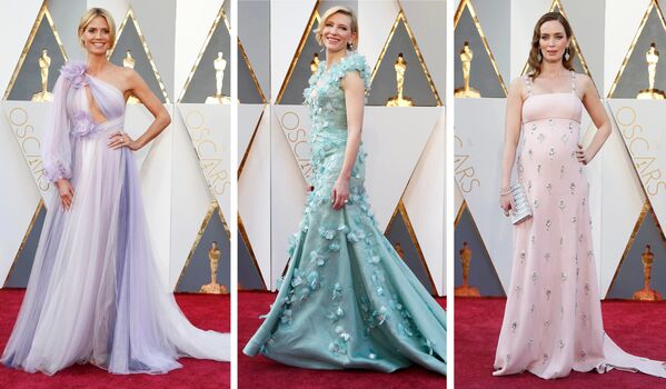 Heidi Klum, Cate Blanchett  ve Emily Blunt Oscar ödül töreninde - Sputnik Türkiye