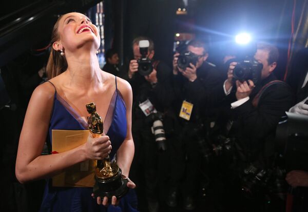 En iyi kadın oyuncu Oscar'ının sahibi Brie Larson - Sputnik Türkiye
