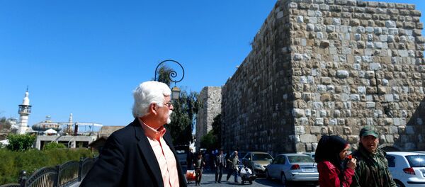 40 yıldır Şam'da yaşayan ABD'li Thomas Webber 40 yıldır Şam'da yaşayan ABD'li Thomas Webber - Sputnik Türkiye