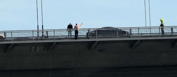 Boğaziçi Köprüsü'nde intihar - Sputnik Türkiye