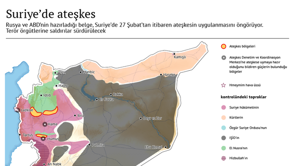 Suriye’de ateşkes - Sputnik Türkiye
