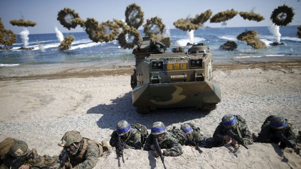 Güney Kore ve ABD'den askeri tatbikat - Sputnik Türkiye