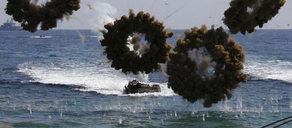 Güney Kore ve ABD'den askeri tatbikat Güney Kore ve ABD'den askeri tatbikat - Sputnik Türkiye