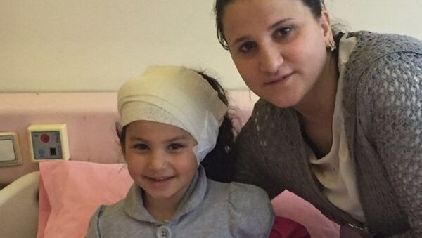 Ankara'daki saldırıda yaralanan 4 yaşındaki Nisanur Alımcı - Sputnik Türkiye