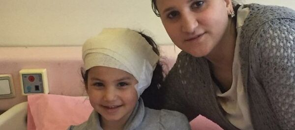 Ankara'daki saldırıda yaralanan 4 yaşındaki Nisanur Alımcı - Sputnik Türkiye