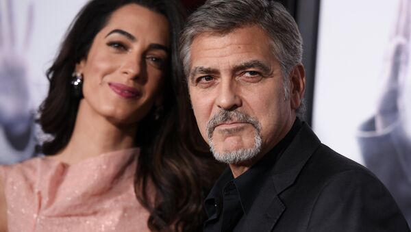 Amal Clooney- George Clooney - Sputnik Türkiye