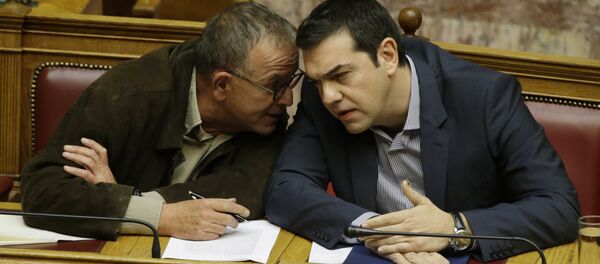 Yannis Muzalas - Aleksis Çipras - Sputnik Türkiye
