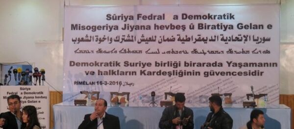 Rojava'da düzenlenen federalizm toplantısı - Sputnik Türkiye