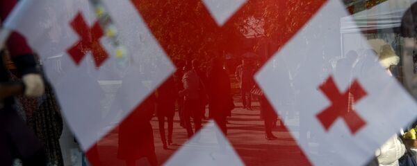 Gürcistan bayrağı Gürcistan bayrağı - Sputnik Türkiye