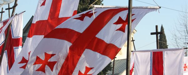Gürcistan bayrağı Gürcistan bayrağı - Sputnik Türkiye