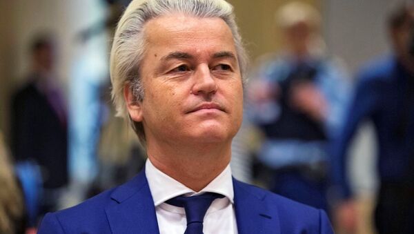 Hollandalı aşırı sağcı Özgürlükler Partisi (PVV) lideri Geert Wilders - Sputnik Türkiye