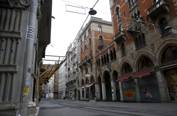 Saldırının ardından İstiklal Caddesi Saldırının ardından İstiklal Caddesi - Sputnik Türkiye