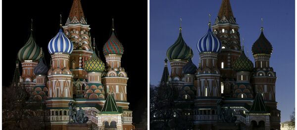 Moskova'da Dünya Saati etkinliği - Sputnik Türkiye