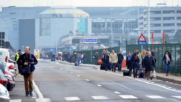 Brüksel Zaventem Havalimanı'nda patlama Brüksel Zaventem Havalimanı'nda patlama - Sputnik Türkiye