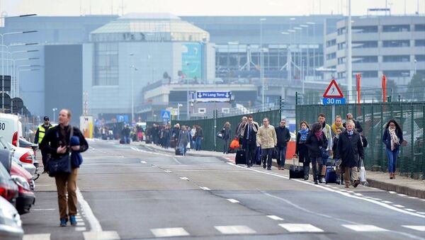 Brüksel Zaventem Havalimanı'nda patlama  - Sputnik Türkiye