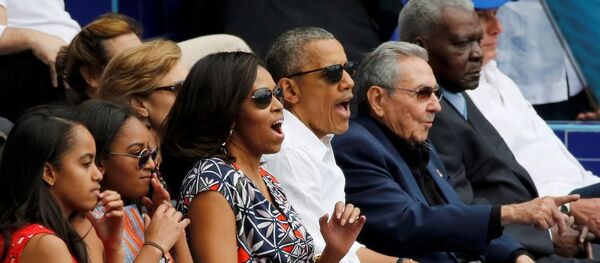 Obama - Castro - Sputnik Türkiye