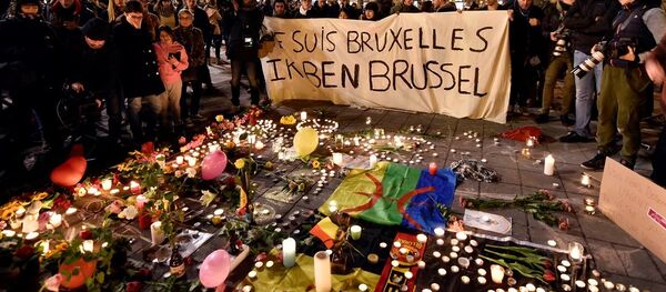 Brüksel'de saldırı kurbanları anılıyor. - Sputnik Türkiye