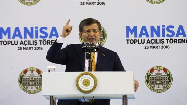 Başbakan Ahmet Davutoğlu - Sputnik Türkiye