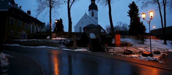 Almanya'nın Clausnitz kentinde bir kilise - Sputnik Türkiye