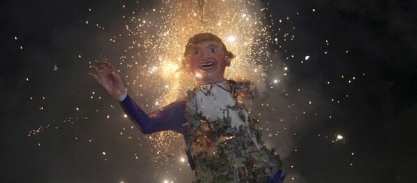 Meksika'da Trump kuklaları yakıldı - Sputnik Türkiye