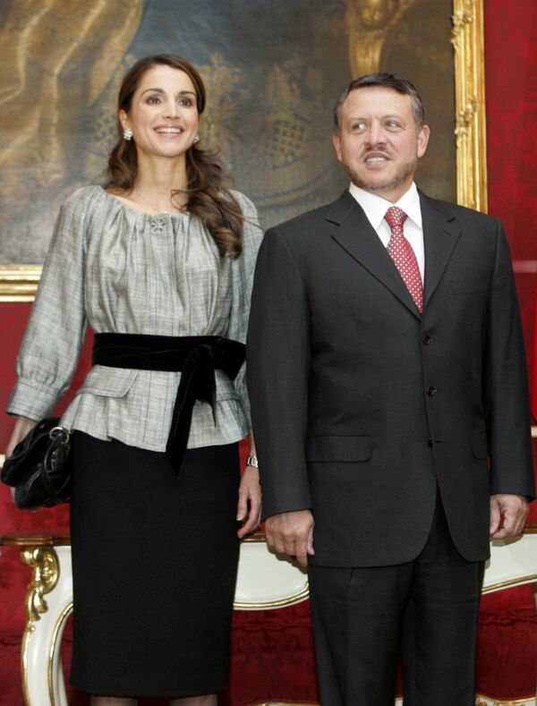 Ürdün Kralı İkinci Abdullah ve Ürdün Kraliçesi Rania el Abdullah - Sputnik Türkiye