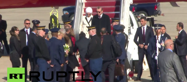 Cumhurbaşkanı Erdoğan, Nükleer Güvenlik Zirvesi'ne katılmak için Washington'a gitti - Sputnik Türkiye