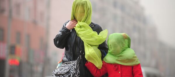 Çin'de hava kirliliği - Sputnik Türkiye