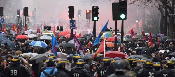 Fransa protesto - Sputnik Türkiye