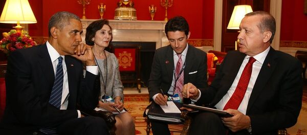 ABD Başkanı Barack Obama- Türkiye Cumhurbaşkanı Recep Tayyip Erdoğan - Sputnik Türkiye