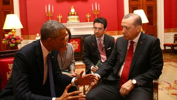 ABD Başkanı Barack Obama- Türkiye Cumhurbaşkanı Recep Tayyip Erdoğan - Sputnik Türkiye