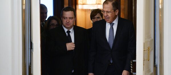 Rusya Dışişleri Bakanı Sergey Lavrov - Sırbistan Dışişleri Bakanı Ivica Dacic - Sputnik Türkiye