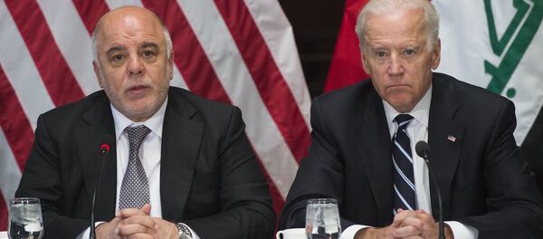 ABD Başkan Yardımcısı Joe Biden ve Irak Başbakanı Haydar İbadi - Sputnik Türkiye