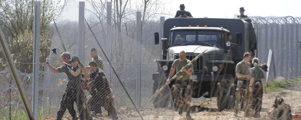 Macaristan sınırı- sığınmacı - Sputnik Türkiye