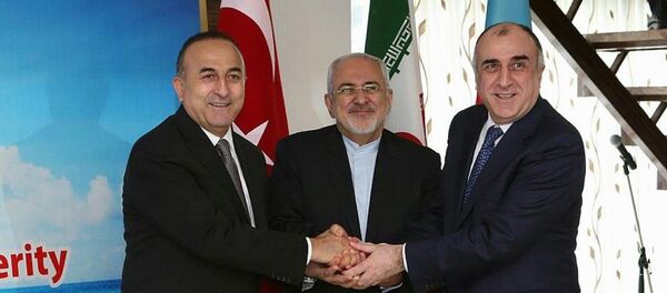 Türkiye, İran ve Azerbaycan'dan üçlü toplantı Türkiye, İran ve Azerbaycan'dan üçlü toplantı - Sputnik Türkiye