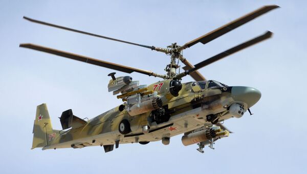 Ka-52 helikopteri Suriye'de - Sputnik Türkiye