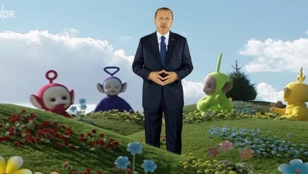 Erdoğan Almanya’da yine mizah konusu - Sputnik Türkiye